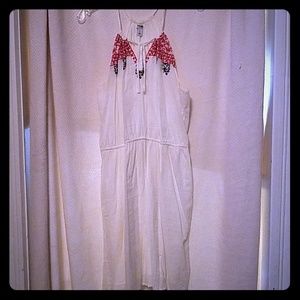 Red, white and blue lightweight summer dress